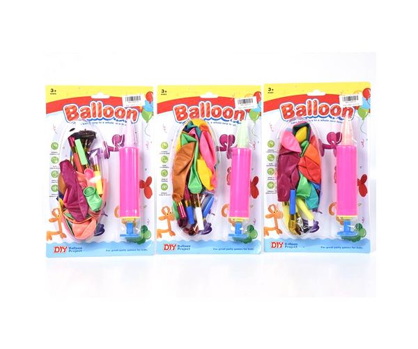 Party set baloane cu pompă și accesoriu