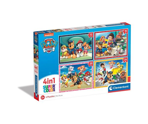Mancs őrjárat 4 az 1-ben puzzle - Clementoni