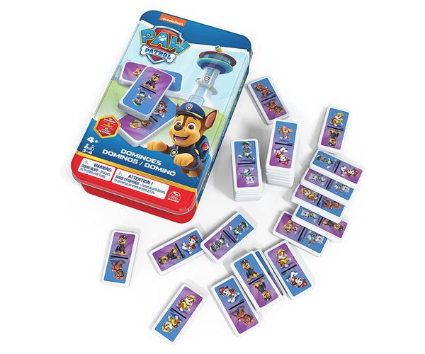 Paw Patrol domino în cutie de metal - Spin Master