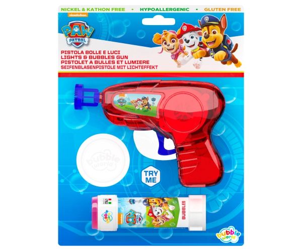 Paw Patrol pistol baloane de săpun cu lumini 60ml