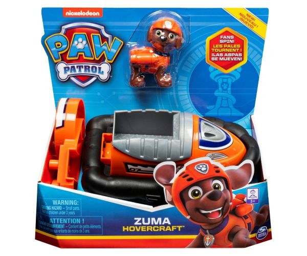 Paw Patrol: Zuma vapor cu figurină câine - Spin Master