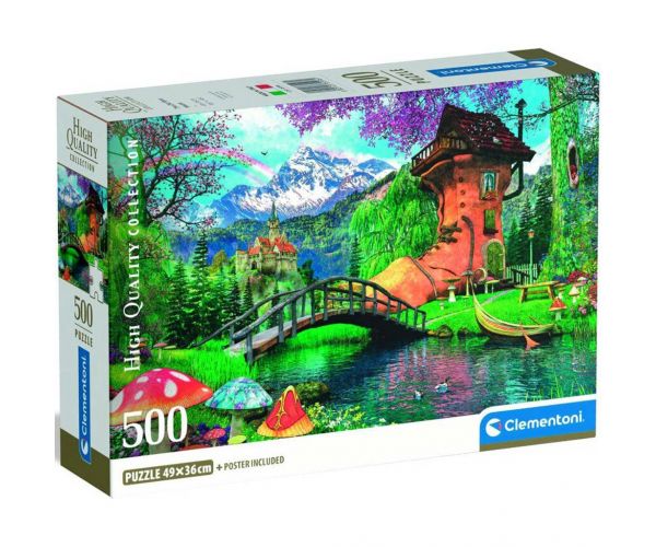 Peisaj de basm HQC puzzle de 500 de piese - Clementoni
