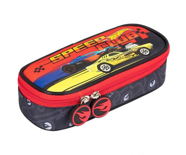 Hot Wheels ovális tolltartó 23x9,5x6cm