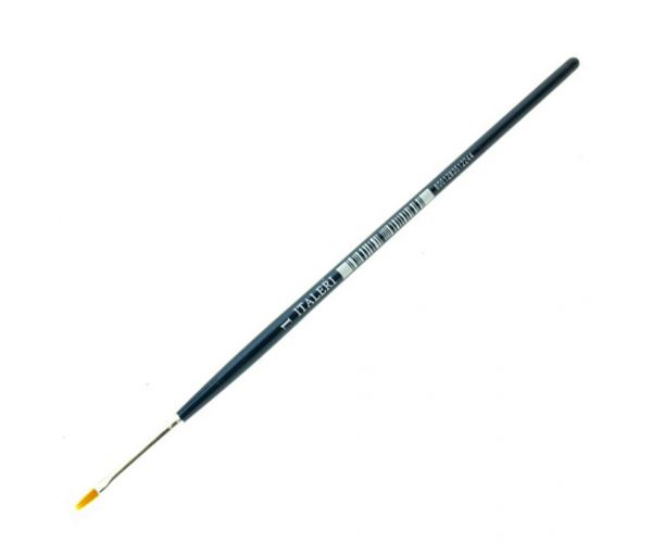 Pensulă sintetică Italeri cu cap plat, mărimea 1, 1 buc.