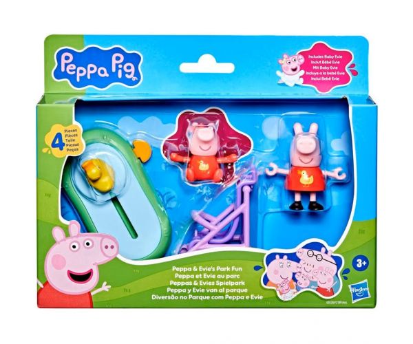 Peppa Pig: Aventurile Peppa - Peppa și Evie în parc, set de joacă - Hasbro