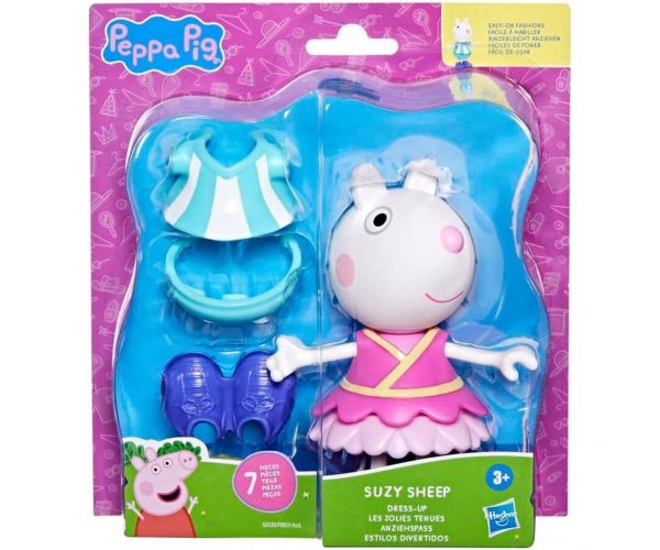 Peppa Pig: Set figurine Suzy îmbrăcată cu accesorii - Hasbro