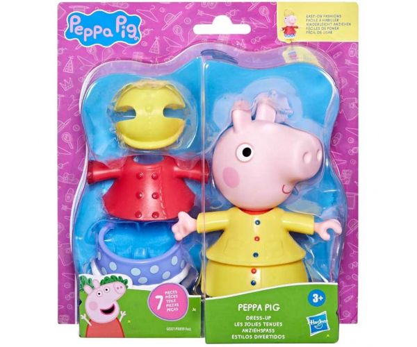 Peppa Purceluș: Set de figurine Peppa îmbrăcată elegant cu accesorii - Hasbro