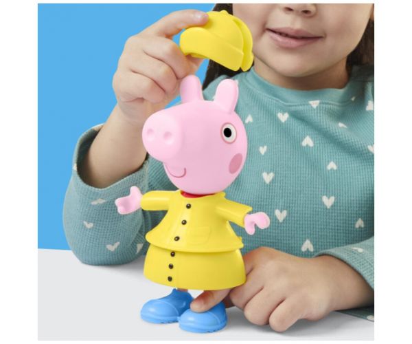 Peppa Purceluș: Set de figurine Zi ploioasă - Hasbro