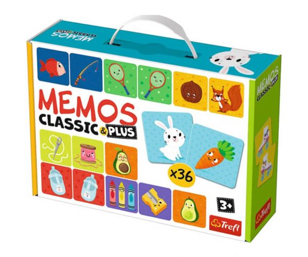 Perechi speciale Classic & Plus joc de memorie 36 bucăți - Trefl