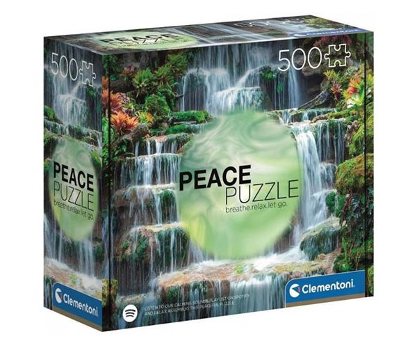 Peace Puzzle: Curgere 500 bucăți puzzle - Clementoni