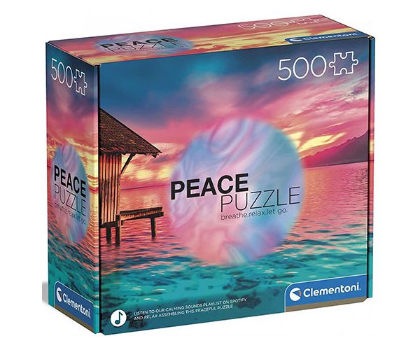 Peace Puzzle: Trăiește clipa 500 bucăți puzzle - Clementoni
