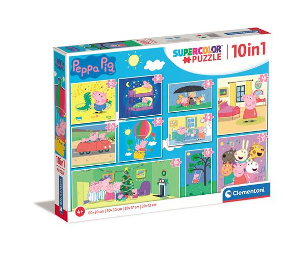 Peppa Pig 10in1 puzzle set - Clementoni