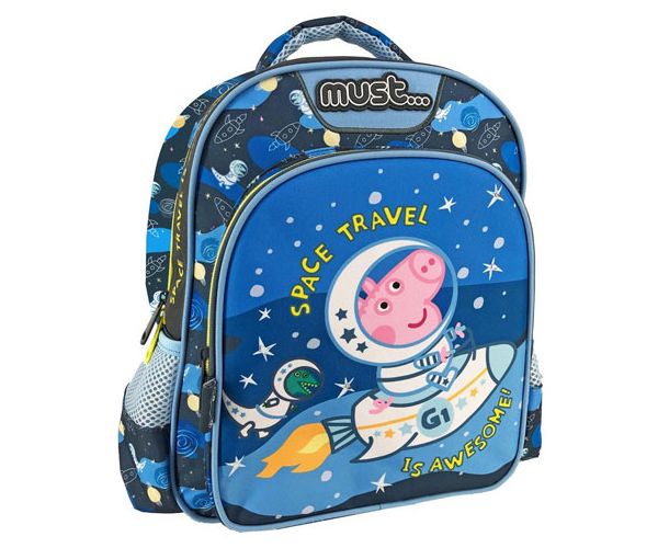 Peppa Pig: Astronaut George Space Travel is Awesome! rucsac pentru grădi 27x10x31cm