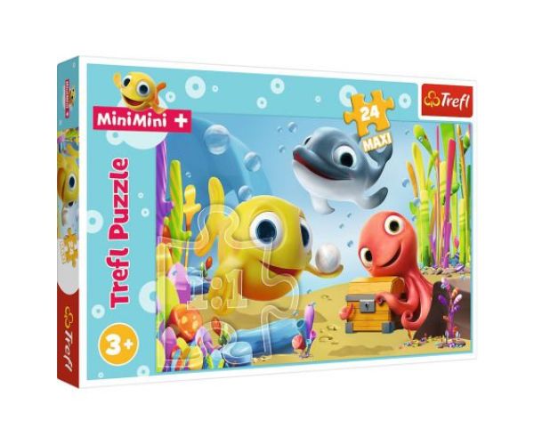 Vidám halacskák 24db-os maxi puzzle - Trefl