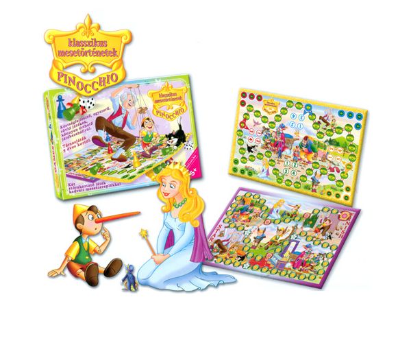 Pinocchio Două jocuri de societate de basm - D-Toys