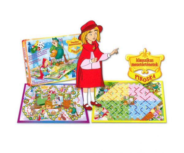 Piroska și lupul joc de societate - D-Toys