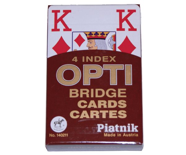 Römikártya 4 Indexes Opti Bridzs - Piatnik