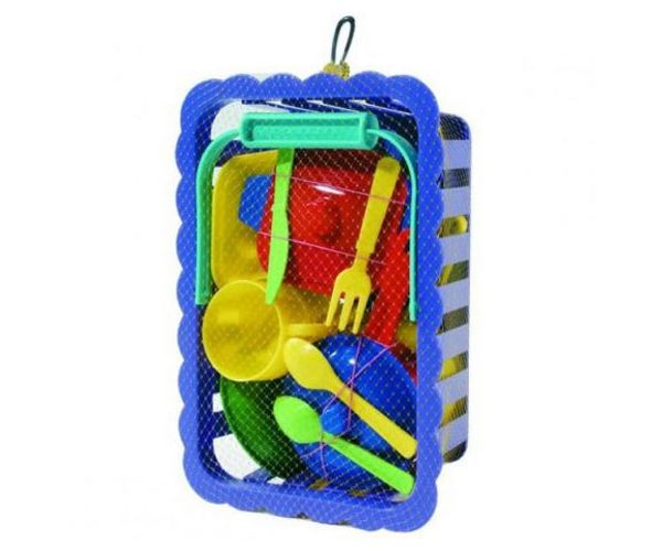 Picnic set de gătit în coș - D-Toys