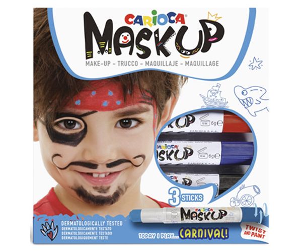 Carioca Maskup: Szörny arcfestő szett 3 színnel
