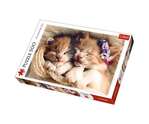 Alvó kiscicák 500db-os prémium puzzle - Trefl