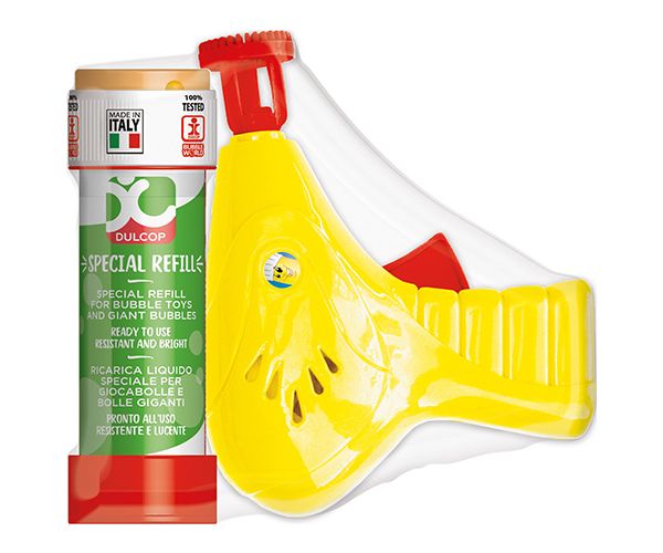 Buborékfújó pisztoly szett 60ml ajándék utántöltővel