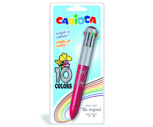 10 színnel író toll több változatban 1db - Carioca