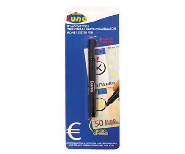 Bankjegy ellenőrző toll