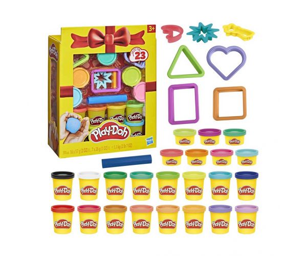 Play‑Doh: Set de modelaj cu 23 de borcănașe de plastilină și alte accesorii - Hasbro