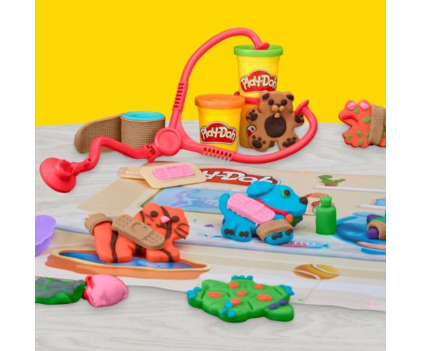 Play-Doh: Alkoss és gondozz állatorvos gyurma szett - Hasbro