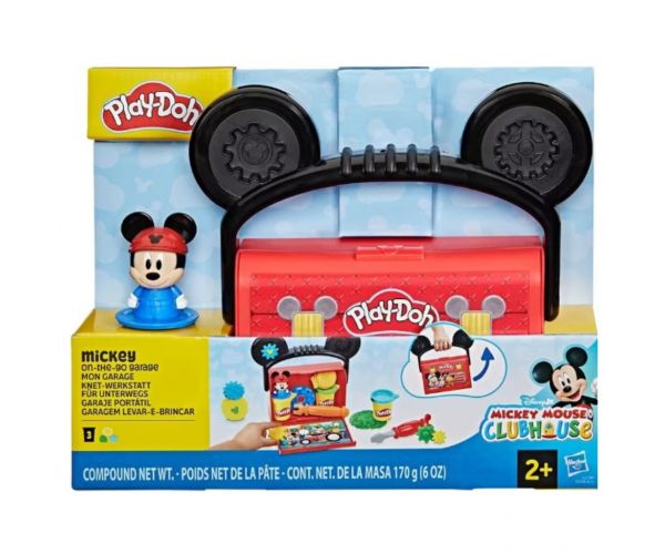 Play-Doh: Disney Jr. On-The-Go Mickey set portabil de plastilină - Hasbro