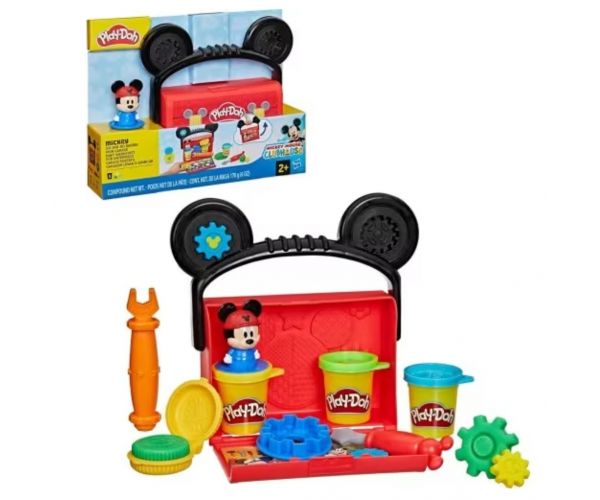 Play-Doh: Disney Jr. On-The-Go Mickey set portabil de plastilină - Hasbro