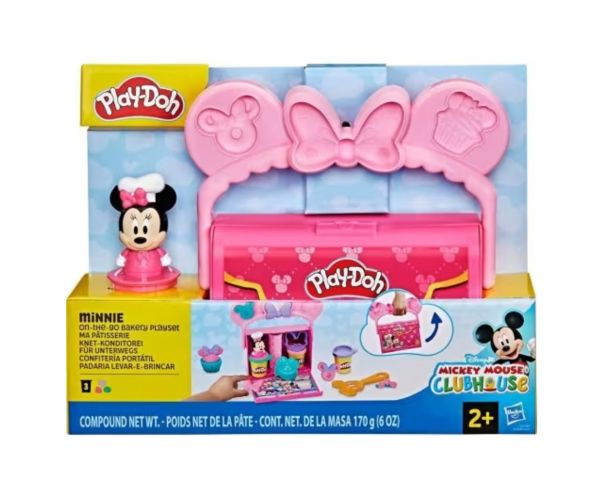 Play-Doh: Disney Jr. On-The-Go Minnie set portabil de plastilină - Hasbro