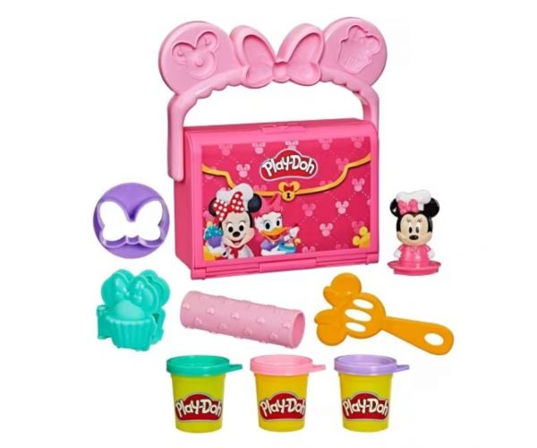 Play-Doh: Disney Jr. On-The-Go Minnie set portabil de plastilină - Hasbro