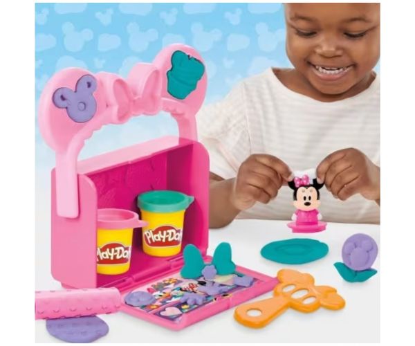 Play-Doh: Disney Jr. On-The-Go Minnie set portabil de plastilină - Hasbro