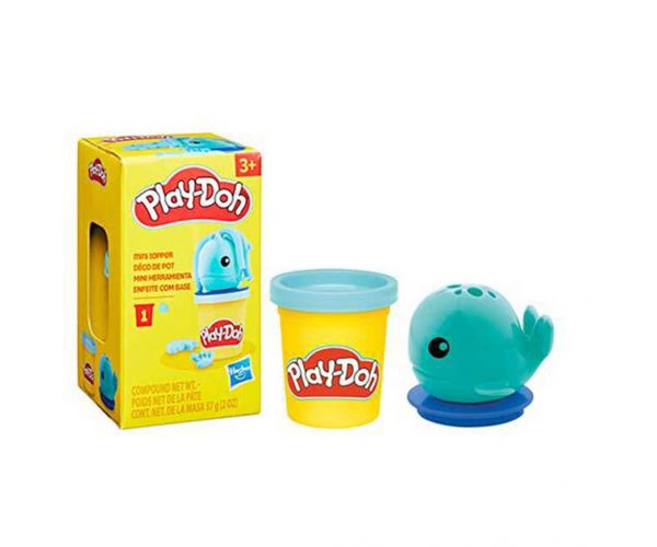 Play-Doh: Mini Topper – set de plastilină cu balenă - Hasbro