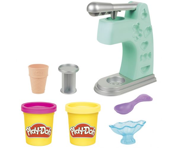 Play-Doh: Mini set pentru făcut înghețată din plastilină - Hasbro