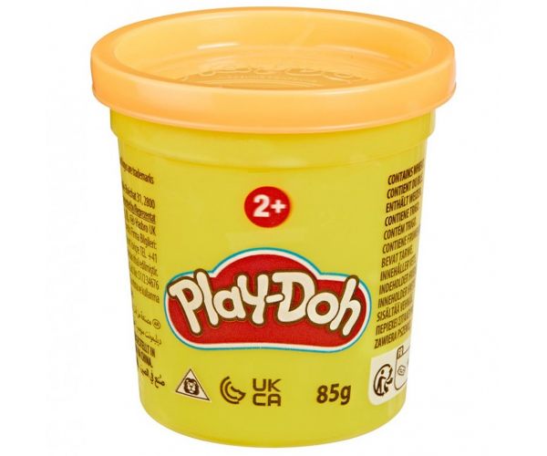 Play-Doh: Pastă modelatoare în cutie, culoare portocalie, 85g - Hasbro
