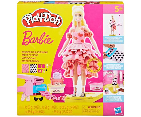 Play-Doh: Set de creație cu plastilină Barbie prezentare de modă - Hasbro