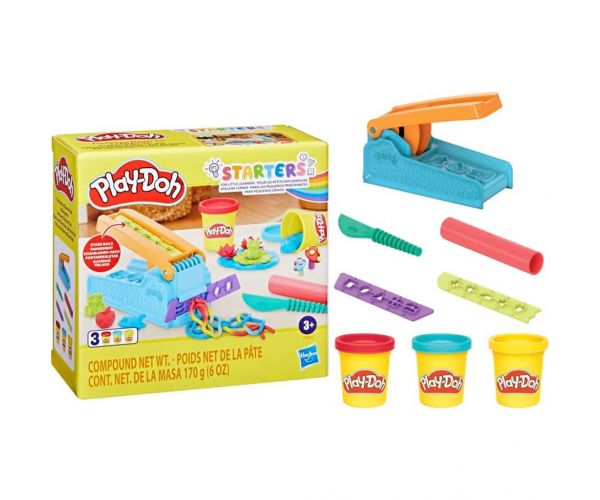 Play-Doh: Fun Factory kezdő szett 3 tégely gyurmával 170g