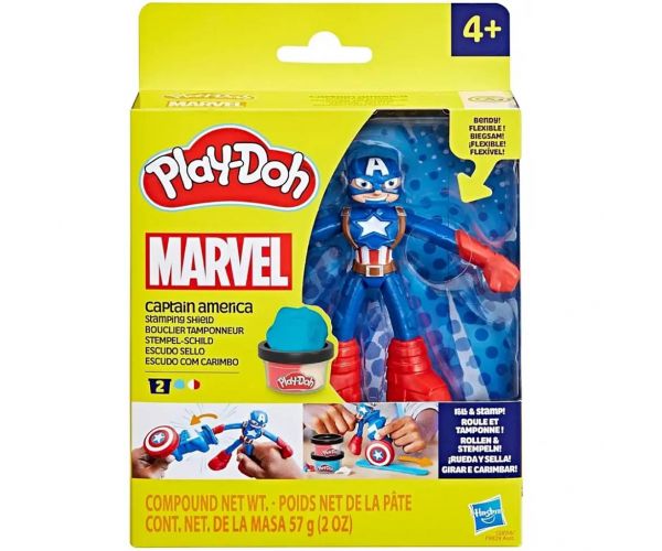 Play-Doh: Set de joacă Marvel Captain America - Hasbro