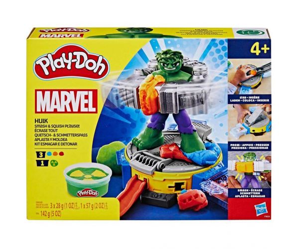 Play-Doh: Set de joacă Marvel Hulk Smash & Squish - Hasbro