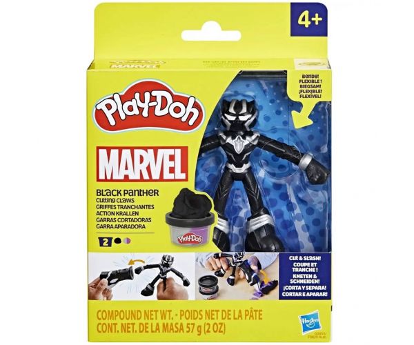 Play-Doh: Set de joacă Marvel Pantera Neagră - Hasbro