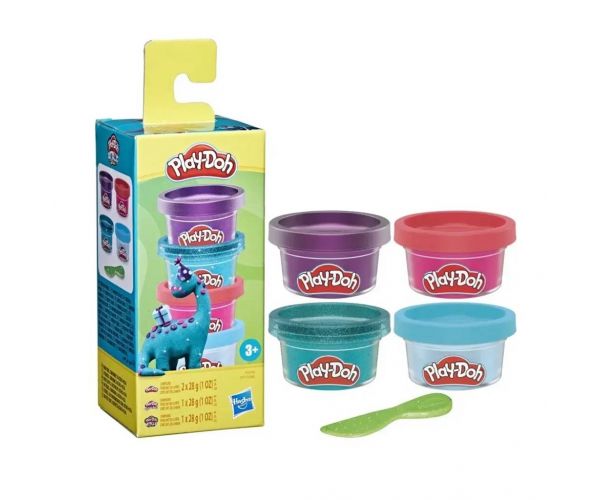 Play-Doh: Dinós mini 4db-os gyurma szett - Hasbro