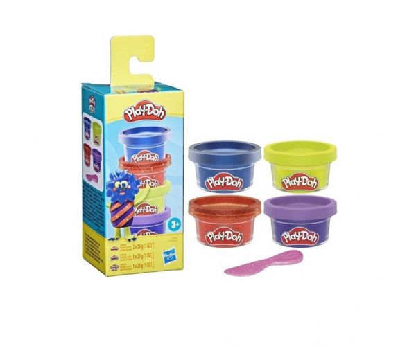 Play-Doh: Szörnyecskés mini 4db-os gyurma szett - Hasbro