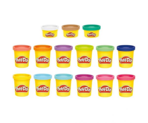 Play-Doh: set de plastilină, 15 piese, culori clasice - Hasbro