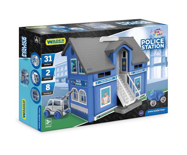 Play House: Set de joacă poliție cu vehicule - Wader