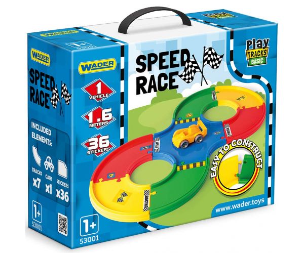 Play Tracks: Set de bază de piste de viteză - Wader