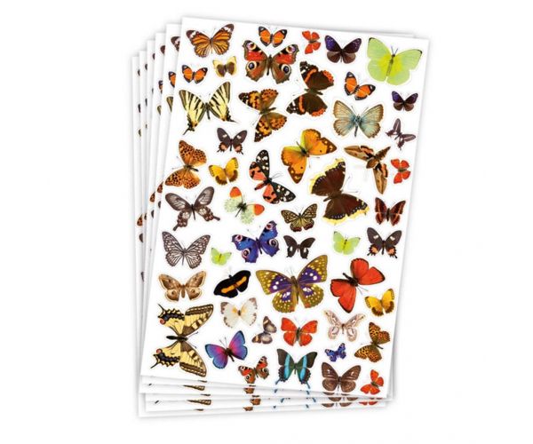 PlayBox: Abțibilduri cu fluturi, set de 300 bucăți