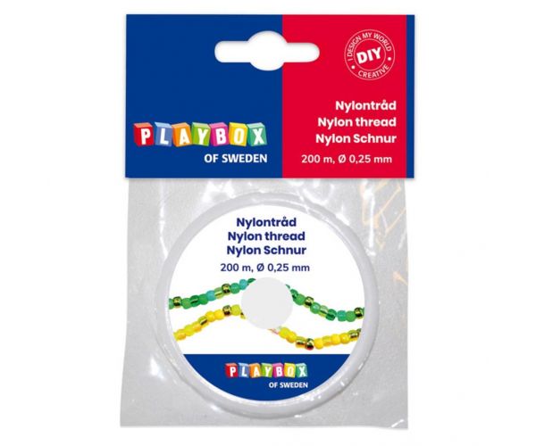 PlayBox: Ață de nailon de 200m, 0,25mm.