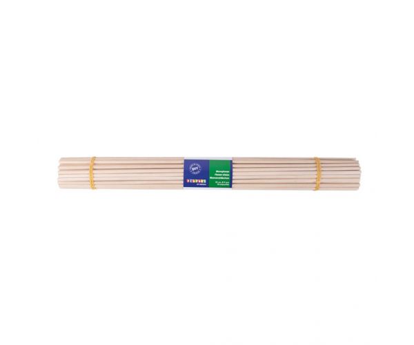 PlayBox: Bețișoare din lemn 50cm x 6mm, set de 50 bucăți